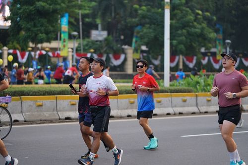 Race photo from One Run 10K Vibes 2024