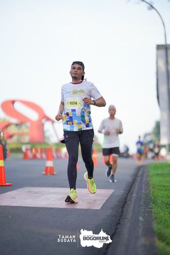 Race photo from Taman Budaya x BOGORUN 2025