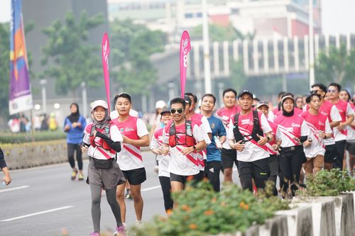 Race photo from Smartfren Run 2024 Vibes