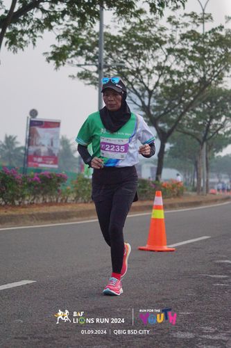 Race photo from BAF LIONS RUN 2024
