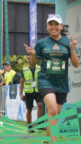 Race photo from Mangkunegaran Run 2025