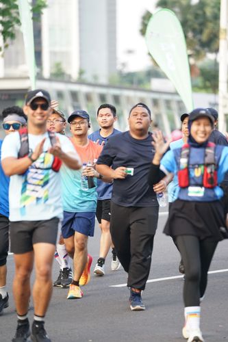 Race photo from Lari Bareng Yuk!
