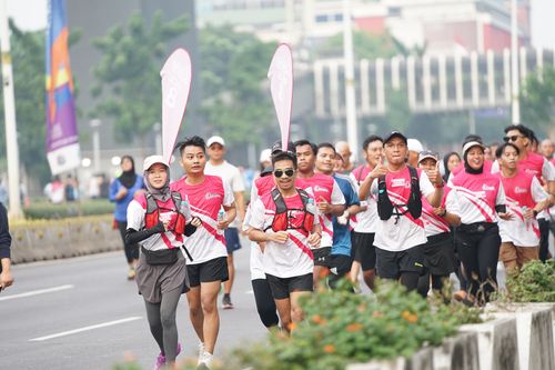 Race photo from Smartfren Run 2024 Vibes