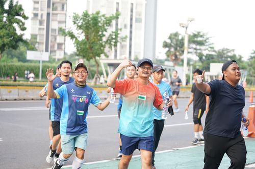 Race photo from Lari Bareng Yuk!