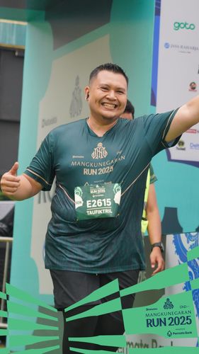 Race photo from Mangkunegaran Run 2025