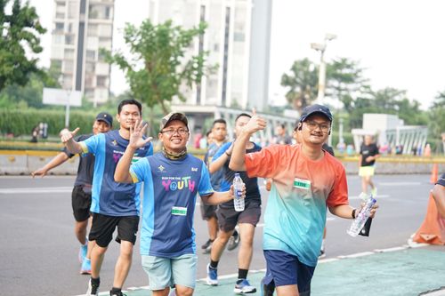 Race photo from Lari Bareng Yuk!
