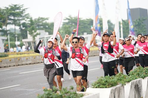 Race photo from Smartfren Run 2024 Vibes