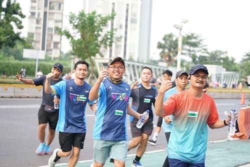 Race photo from Lari Bareng Yuk!
