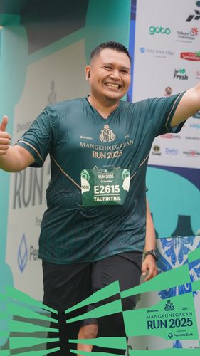 Race photo from Mangkunegaran Run 2025
