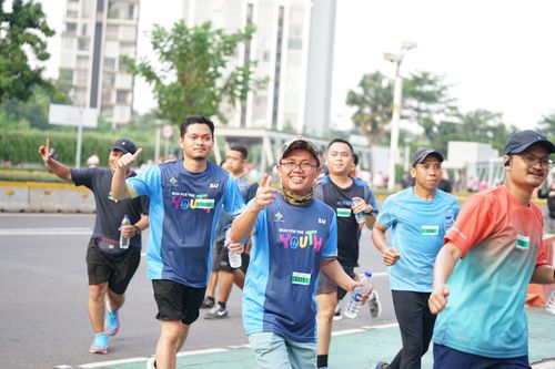 Race photo from Lari Bareng Yuk!