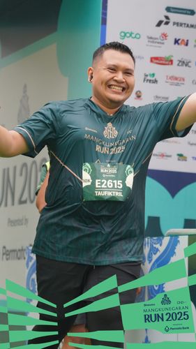 Race photo from Mangkunegaran Run 2025
