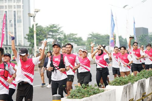 Race photo from Smartfren Run 2024 Vibes