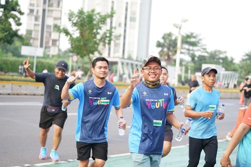 Race photo from Lari Bareng Yuk!
