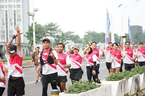 Race photo from Smartfren Run 2024 Vibes