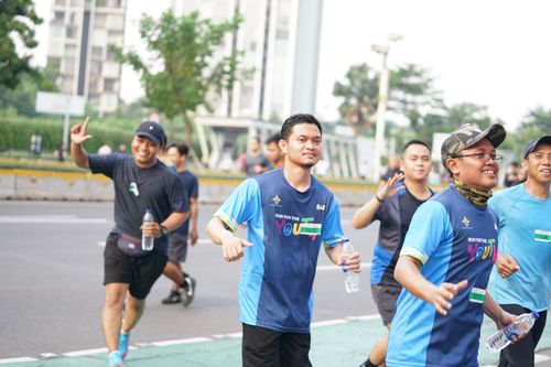 Race photo from Lari Bareng Yuk!