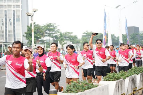 Race photo from Smartfren Run 2024 Vibes