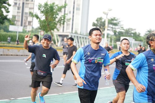 Race photo from Lari Bareng Yuk!