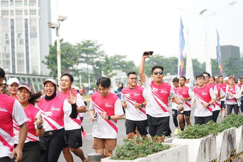 Race photo from Smartfren Run 2024 Vibes