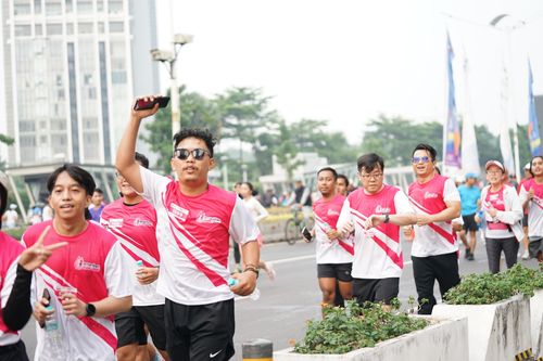 Race photo from Smartfren Run 2024 Vibes