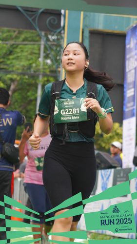 Race photo from Mangkunegaran Run 2025