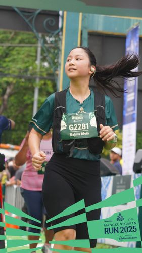 Race photo from Mangkunegaran Run 2025