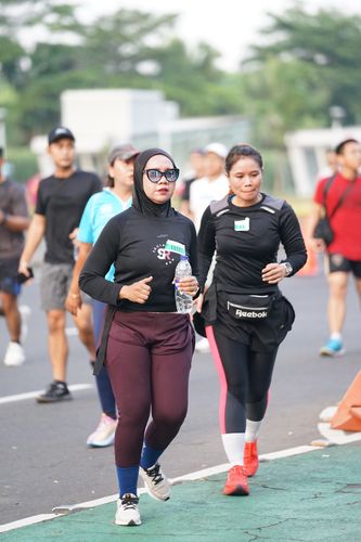 Race photo from Lari Bareng Yuk!
