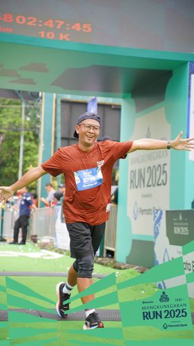 Race photo from Mangkunegaran Run 2025