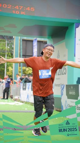 Race photo from Mangkunegaran Run 2025