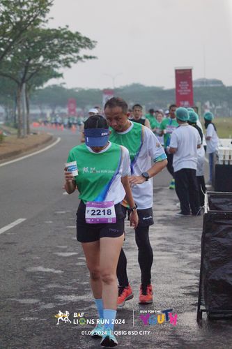 Race photo from BAF LIONS RUN 2024