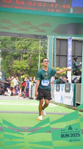 Race photo from Mangkunegaran Run 2025