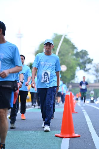 Race photo from KEMLU RUN 2025