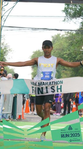 Race photo from Mangkunegaran Run 2025