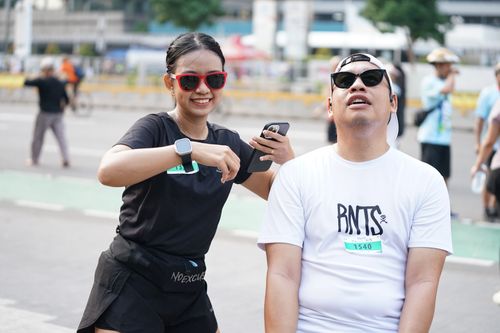 Race photo from Lari Bareng Yuk!