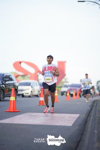 Race photo from Taman Budaya x BOGORUN 2025