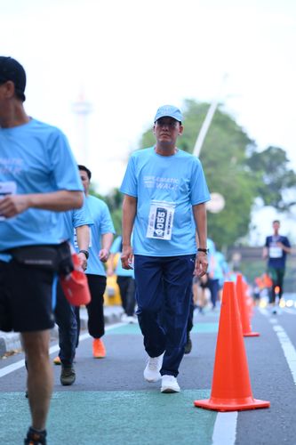 Race photo from KEMLU RUN 2025