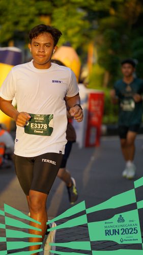 Race photo from Mangkunegaran Run 2025