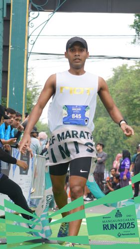 Race photo from Mangkunegaran Run 2025