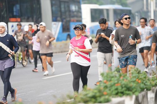 Race photo from Smartfren Run 2024 Vibes