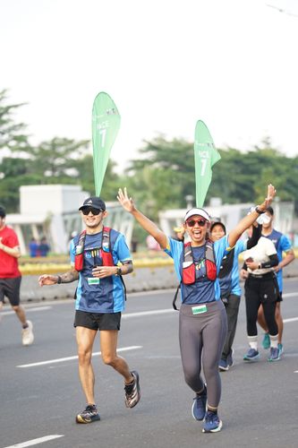 Race photo from Lari Bareng Yuk!