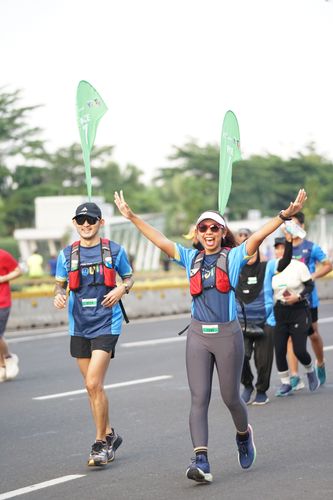 Race photo from Lari Bareng Yuk!