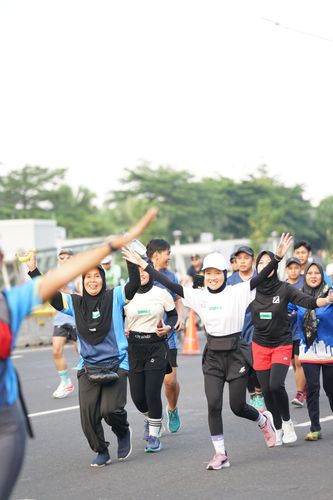 Race photo from Lari Bareng Yuk!