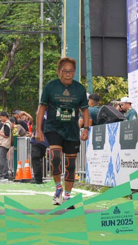 Race photo from Mangkunegaran Run 2025