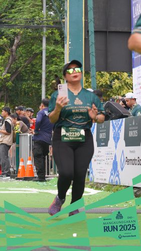 Race photo from Mangkunegaran Run 2025
