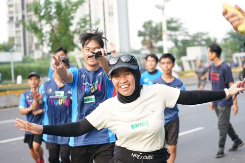 Race photo from Lari Bareng Yuk!