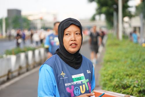 Race photo from Lari Bareng Yuk!