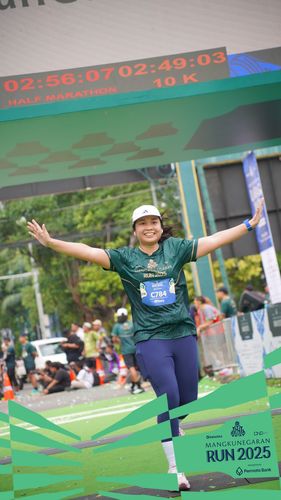 Race photo from Mangkunegaran Run 2025