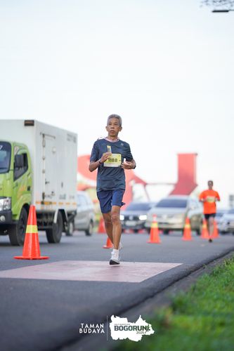 Race photo from Taman Budaya x BOGORUN 2025