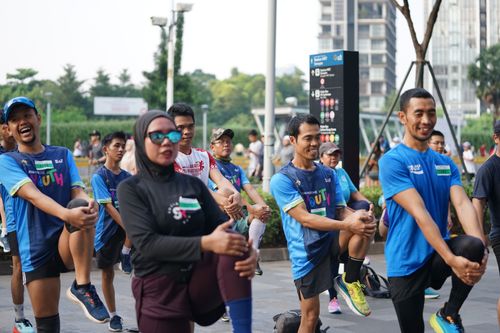 Race photo from Lari Bareng Yuk!