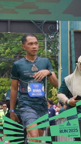 Race photo from Mangkunegaran Run 2025