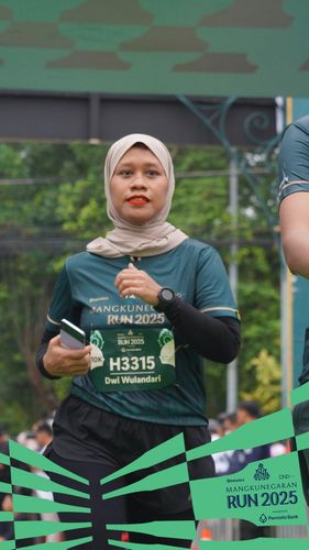 Race photo from Mangkunegaran Run 2025